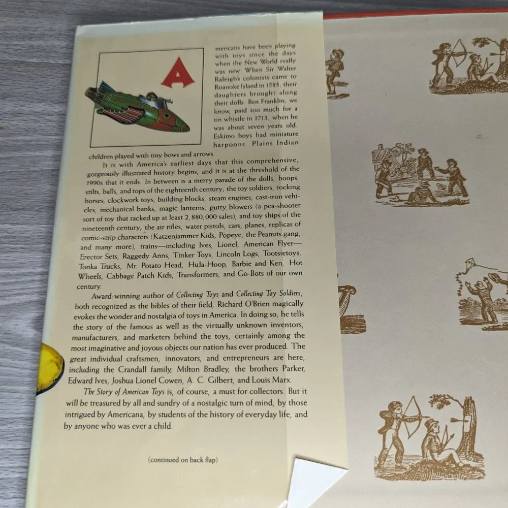 The Story of American Toys Library Binding Hard Cover Book